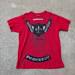 Red and Black Y2K Imperious Shirt Size XXL